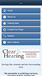 Mobile Screenshot of clearhearingtx.net