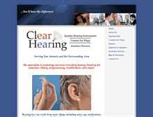 Tablet Screenshot of clearhearingtx.net